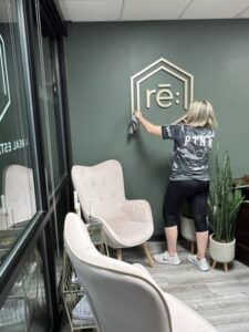 spotless cleaning an office